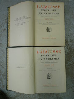 Larousse Universel En 2 Volumes - 1922 - La Boutique